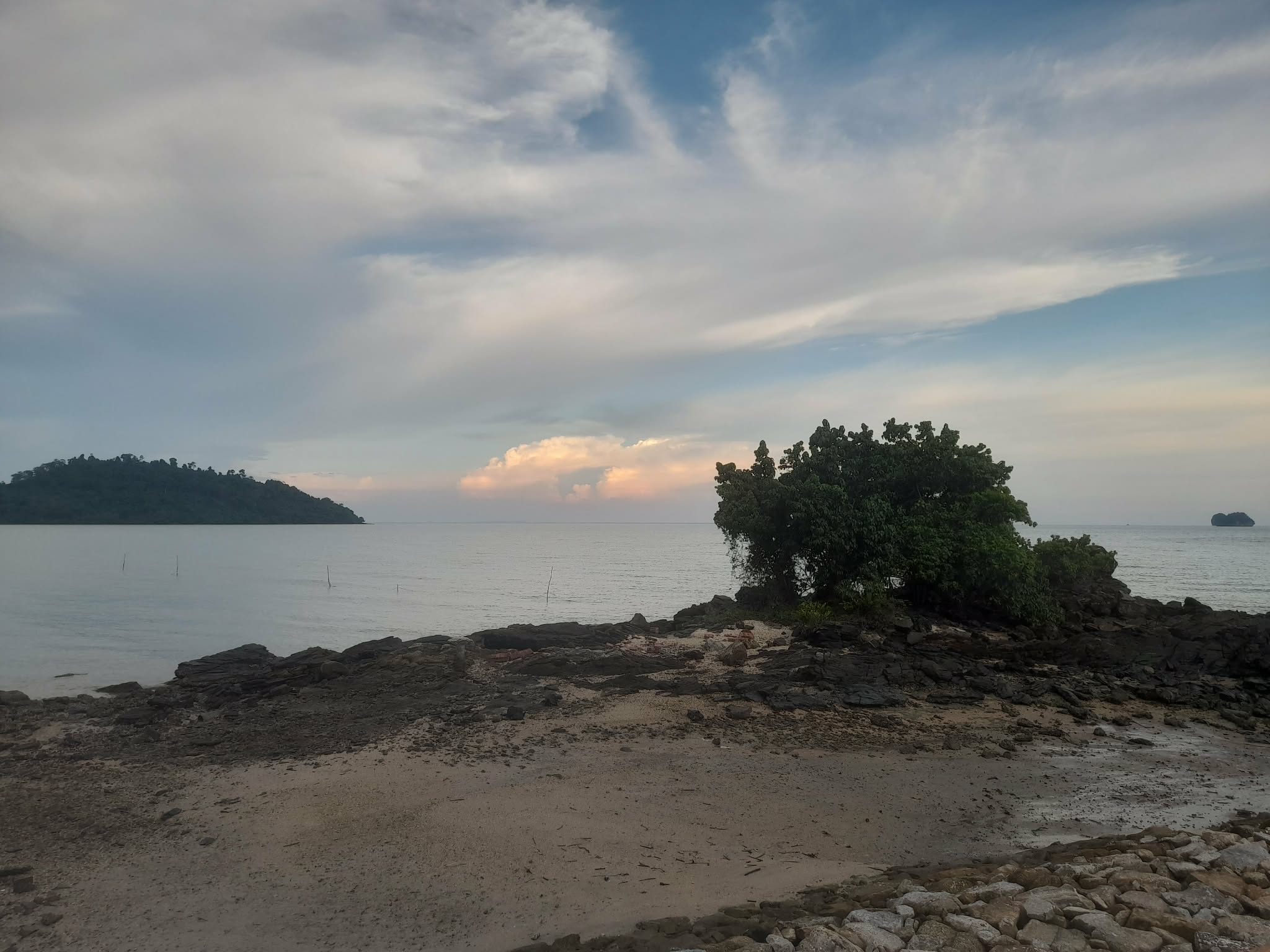 Pulau Tuba coastline